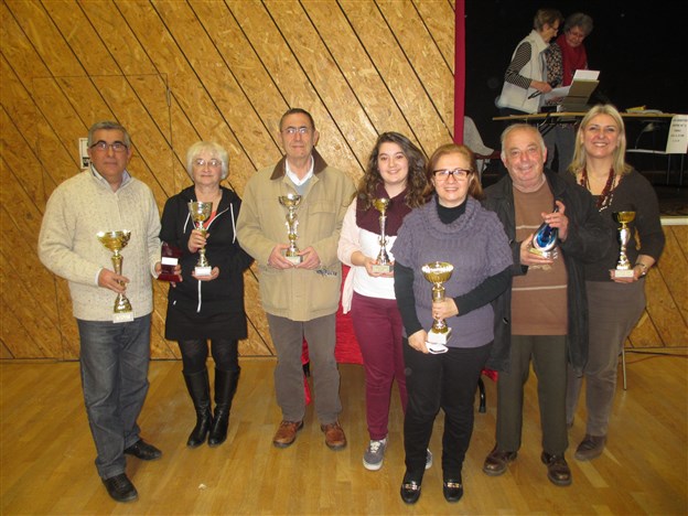 Podium Champ Rhône et Nord-isère 15-03-2015